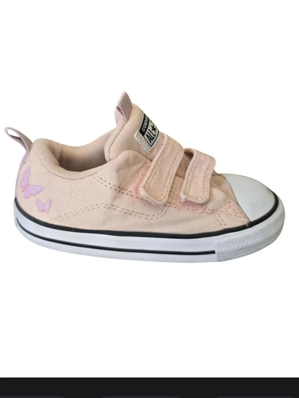 Chuck Taylor All Star Easy On Butterfly Low Tops Size 9 Toddlers In EUC